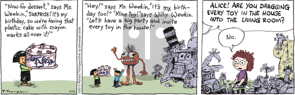 Cul de Sac on Wednesday May 16, 2012 Comic Strip