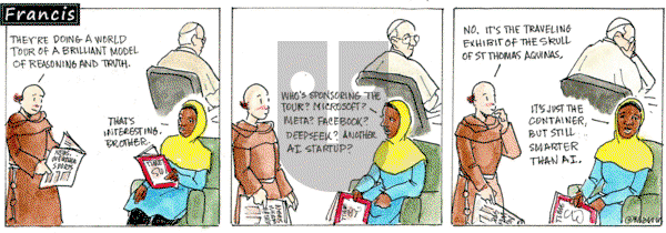 Francis on Thursday January 30, 2025 Comic Strip