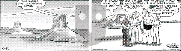 Alley Oop on Friday June 29, 2007 Comic Strip