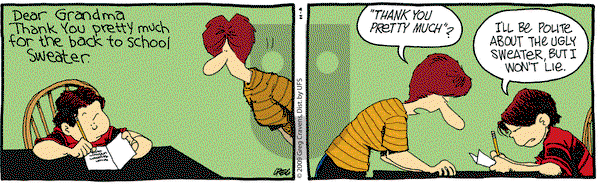 The Buckets on Wednesday September 2, 2009 Comic Strip
