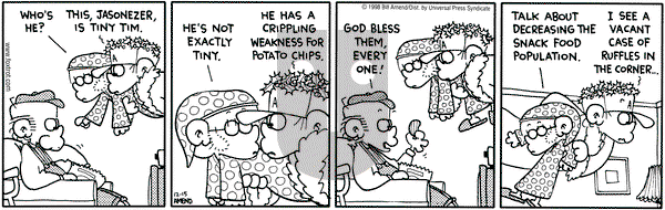FoxTrot - Tuesday December 15, 1998 Comic Strip