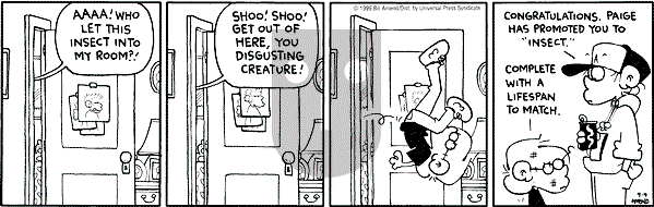 FoxTrot on Saturday September 4, 1999 Comic Strip