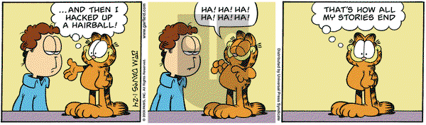 Garfield on Saturday January 24, 2009 Comic Strip