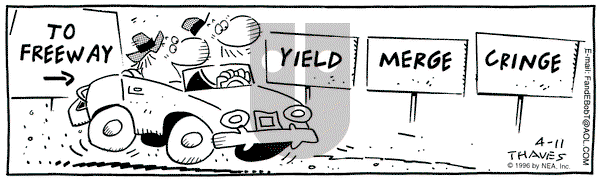 Frank and Ernest on Tuesday May 7, 1996 Comic Strip