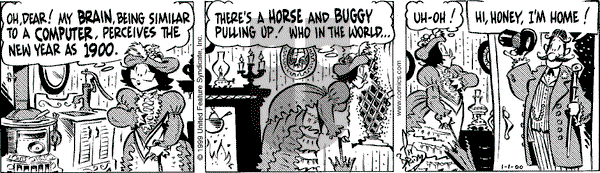 Rose is Rose on Saturday January 1, 2000 Comic Strip