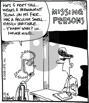 Reality Check on Monday September 15, 2008 Comic Strip