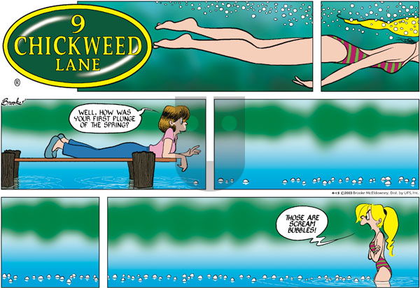 9 Chickweed Lane on Sunday April 13, 2003 Comic Strip
