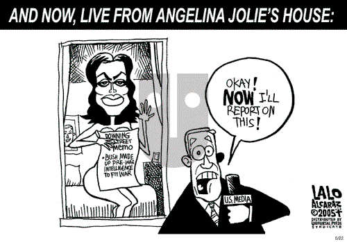 Lalo Alcaraz on Wednesday June 22, 2005 Comic Strip