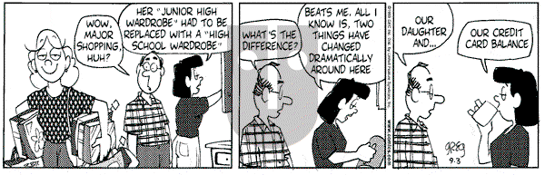 Luann - Friday September 3, 1999 Comic Strip