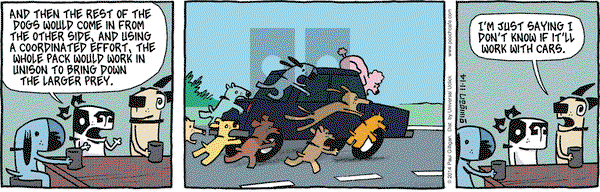 Pooch Cafe on Friday November 14, 2014 Comic Strip