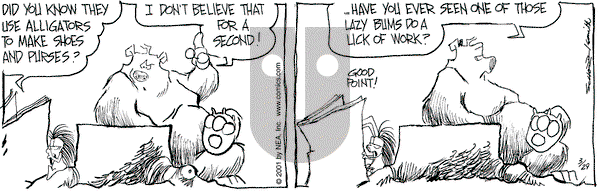 The Grizzwells on Thursday March 29, 2001 Comic Strip