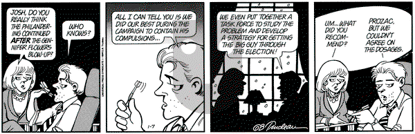 Doonesbury on Friday January 7, 1994 Comic Strip