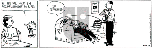 Calvin and Hobbes on Monday November 8, 1993 Comic Strip