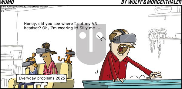 WuMo on Sunday March 18, 2018 Comic Strip