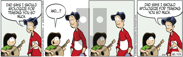Baldo on Monday September 21, 2015 Comic Strip