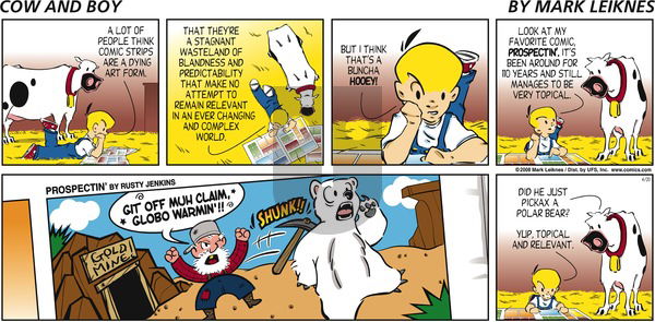Cow and Boy Classics on Sunday April 20, 2008 Comic Strip