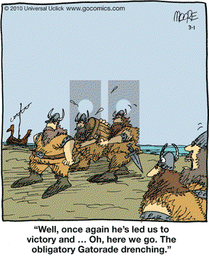 In the Bleachers on Monday March 1, 2010 Comic Strip