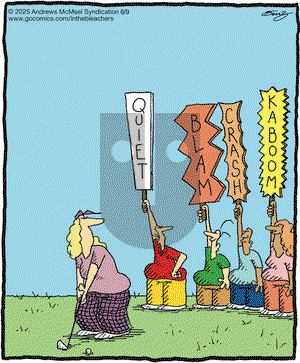In the Bleachers on Monday June 9, 2025 Comic Strip