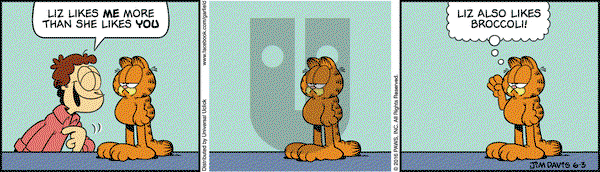 Garfield on Friday June 3, 2016 Comic Strip