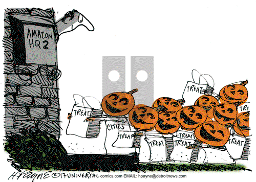 Henry Payne on Tuesday October 31, 2017 Comic Strip