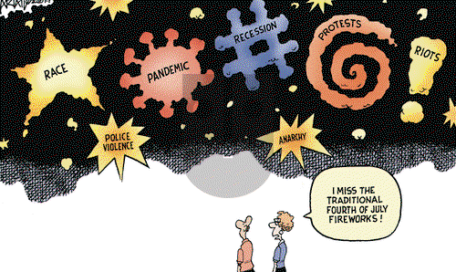 Robert Ariail on Wednesday July 1, 2020 Comic Strip