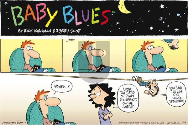 Baby Blues on Sunday April 6, 2014 Comic Strip