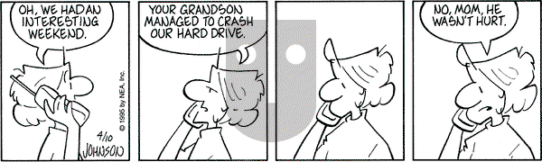 Arlo and Janis on Monday April 10, 1995 Comic Strip