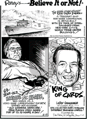 Ripley's Believe It or Not on Wednesday June 21, 2006 Comic Strip