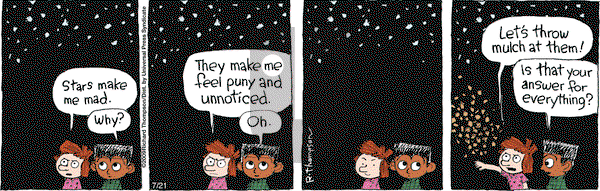 Cul de Sac on Tuesday July 21, 2009 Comic Strip