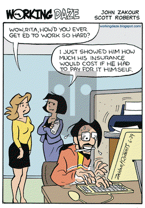 Working Daze on Monday June 29, 2009 Comic Strip