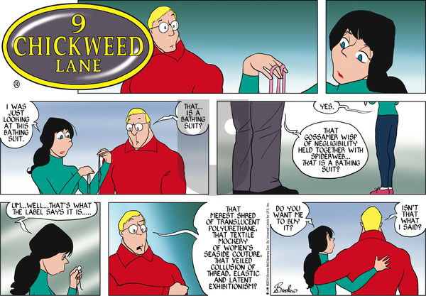 9 Chickweed Lane - Sunday September 14, 2014 Comic Strip