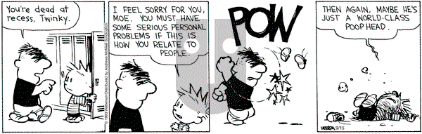 Calvin and Hobbes - Friday September 15, 2023 Comic Strip