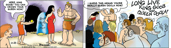 Alley Oop on Thursday October 28, 2010 Comic Strip