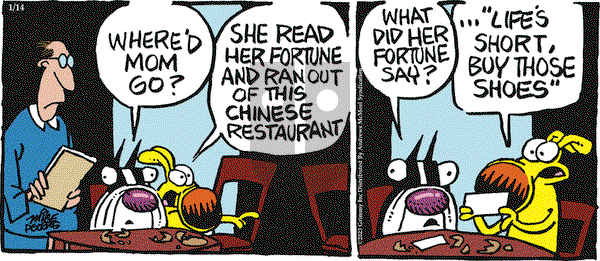 Mother Goose and Grimm - Saturday January 14, 2023 Comic Strip