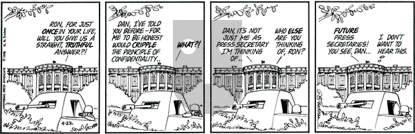 Doonesbury - Monday April 22, 1974 Comic Strip