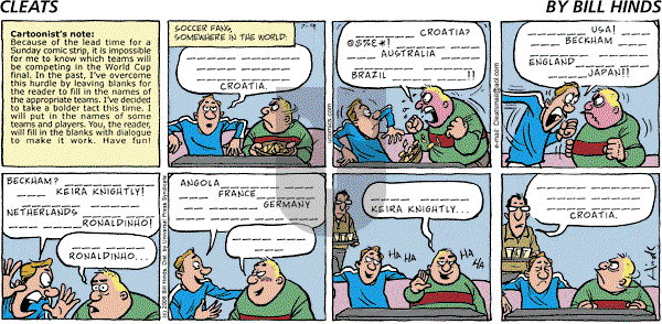 Cleats - Monday June 17, 2024 Comic Strip