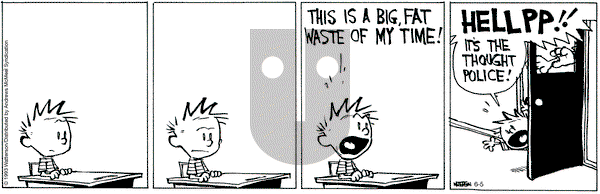 Calvin and Hobbes - Monday June 5, 2023 Comic Strip