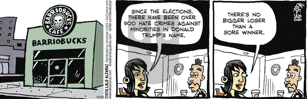 La Cucaracha on Tuesday December 20, 2016 Comic Strip