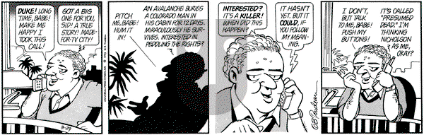 Doonesbury on Monday March 29, 1993 Comic Strip