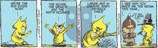 Prickly City on Wednesday November 26, 2008 Comic Strip
