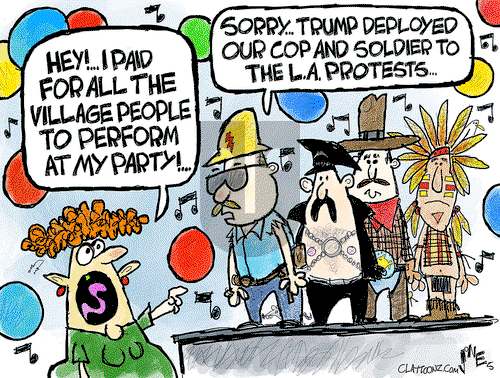 Clay Jones on Wednesday June 11, 2025 Comic Strip