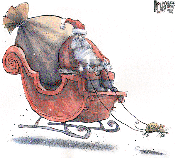 Matt Davies on Wednesday December 23, 2020 Comic Strip