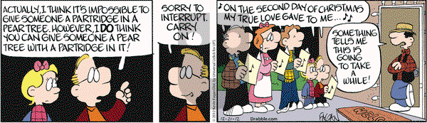 Drabble on Friday December 21, 2012 Comic Strip