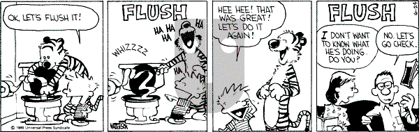 Calvin and Hobbes - Tuesday June 24, 1986 Comic Strip