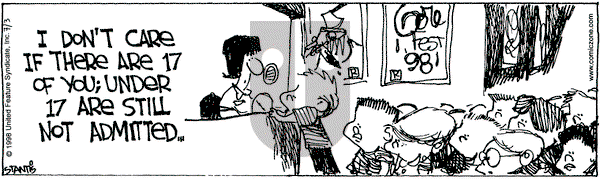 The Buckets on Friday July 3, 1998 Comic Strip