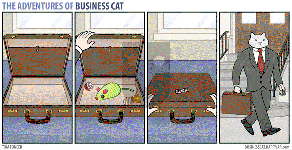The Adventures of Business Cat on Monday May 4, 2015 Comic Strip