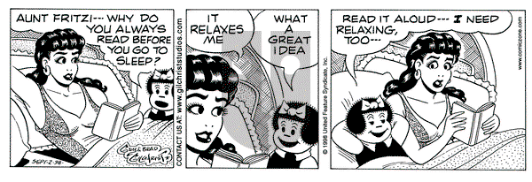 Nancy on Wednesday September 2, 1998 Comic Strip