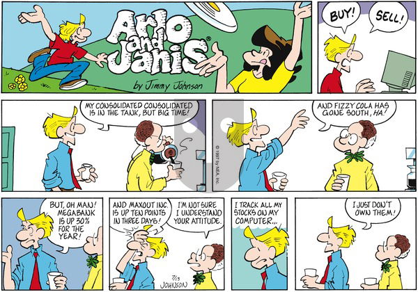 Arlo and Janis on Sunday July 13, 1997 Comic Strip