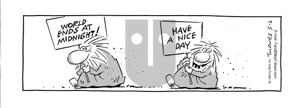 Frank and Ernest on Tuesday May 2, 1995 Comic Strip