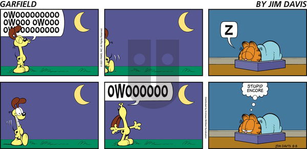 Garfield - Sunday August 8, 2021 Comic Strip